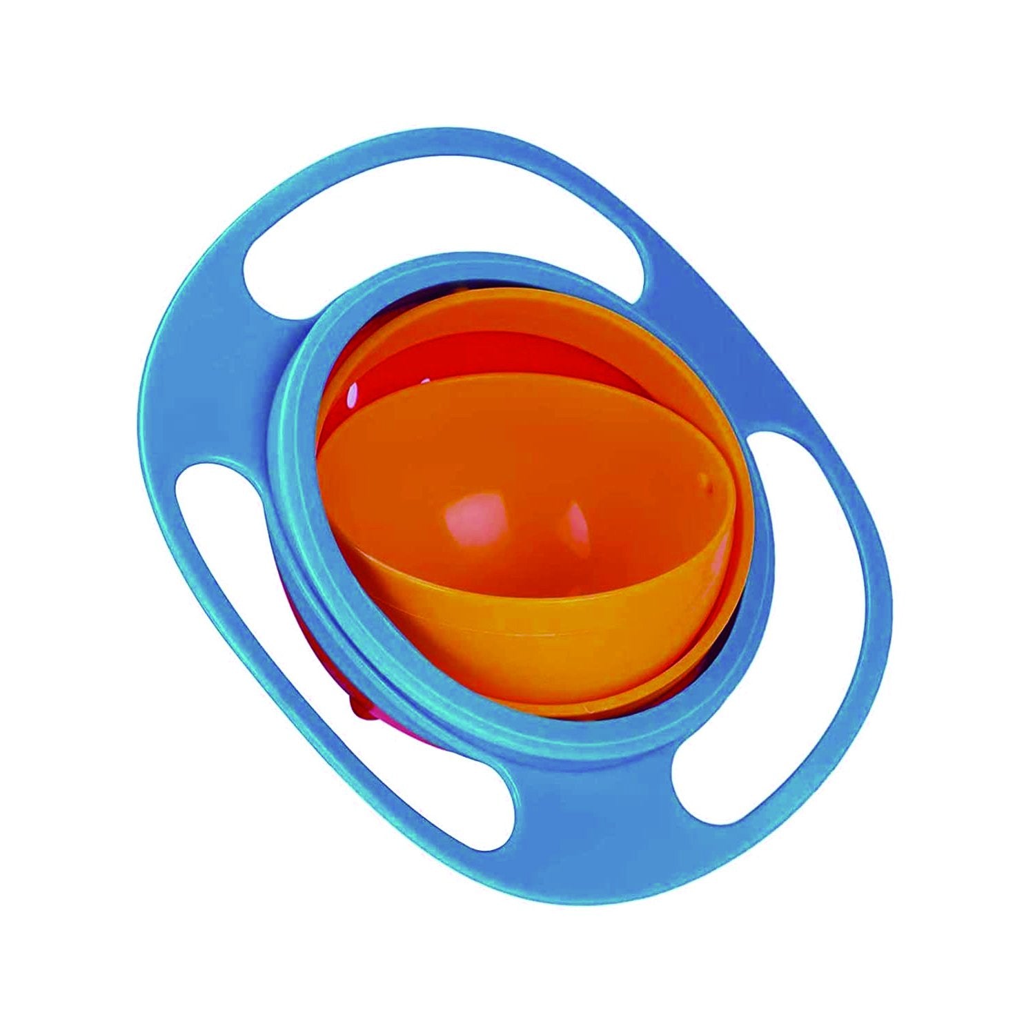 Kids snack bowl with spill-proof design